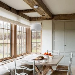 Scarlett 1-Light Matte White Plug-In or Hardwire Pendant Lighting with 15 ft. Cord by Globe Electric -Deals Globe Electric Store white globe electric chandeliers 61101 c3 1000