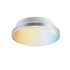 14 in. Dimmable Selectable LED Integrated Flush Mount Light with Adjustable Color Temperature DuoBright Technology by Globe Electric