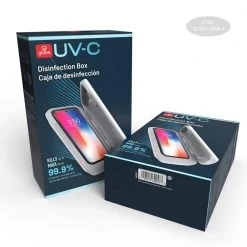 UV-C Light 0.78 in White Disinfecting Box, Indicator Light, Micro USB Cable Included by Globe Electric 20 UV-C Light 0.78 in White Disinfecting Box, Indicator Light, Micro USB Cable Included by Globe Electric -Deals Globe Electric Store white globe electric lamp bases 60057 76 1000