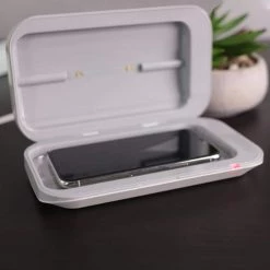 UV-C Light 0.78 in White Disinfecting Box, Indicator Light, Micro USB Cable Included by Globe Electric 15 UV-C Light 0.78 in White Disinfecting Box, Indicator Light, Micro USB Cable Included by Globe Electric -Deals Globe Electric Store white globe electric lamp bases 60057 c3 1000