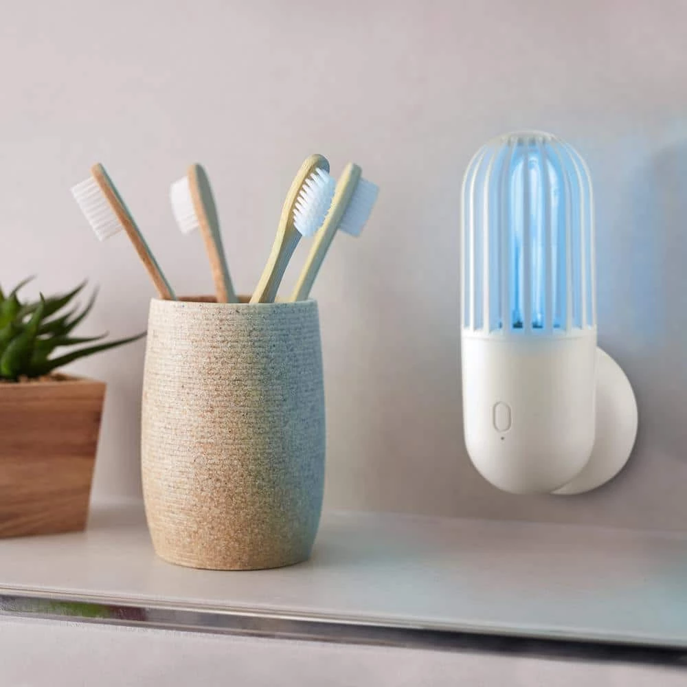 UV-C Light 5.9 in White Disinfecting 360-Degree Portable Rechargeable Lamp Micro USB Cable Included by Globe Electric 11 UV-C Light 5.9 in White Disinfecting 360-Degree Portable Rechargeable Lamp Micro USB Cable Included by Globe Electric - Image 11