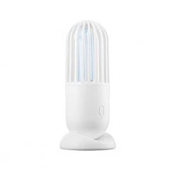 UV-C Light 5.9 in White Disinfecting 360-Degree Portable Rechargeable Lamp Micro USB Cable Included by Globe Electric