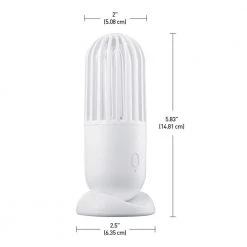 UV-C Light 5.9 in White Disinfecting 360-Degree Portable Rechargeable Lamp Micro USB Cable Included by Globe Electric 14 UV-C Light 5.9 in White Disinfecting 360-Degree Portable Rechargeable Lamp Micro USB Cable Included by Globe Electric -Deals Globe Electric Store white globe electric lamp bases 66468 77 1000