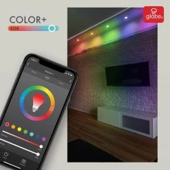 90-Watt Equivalent PAR38 E26 Base Wi-Fi Smart LED Light Bulb Color Changing RGB Tunable White by Globe Electric -Deals Globe Electric Store white globe electric led light bulbs 50043 4f 1000