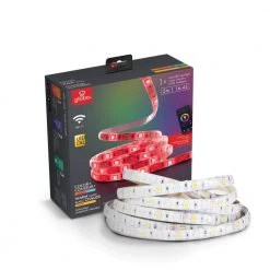 16.4 ft. LED Multi-Color Strip Light Color Changing RGB No Hub Required Voice Activated, Wi-Fi Smart by Globe Electric