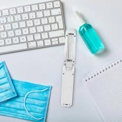 UV Battery Operated White Quartz Foldable Wand Puck Light by Globe Electric -Deals Globe Electric Store white globe electric puck lights 66461 1f 1000