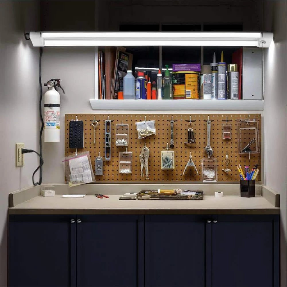 Wi-Fi Smart 4 ft. 42-Watt Linkable LED White Shop Light, No Hub Required, Voice Activated by Globe Electric 4 Wi-Fi Smart 4 ft. 42-Watt Linkable LED White Shop Light, No Hub Required, Voice Activated by Globe Electric - Image 4