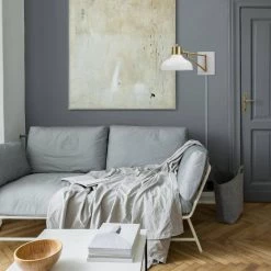 Campbell 1-Light White and Brass Plug-In or Hardwire Swing Arm Wall Sconce with 6 ft. Cord by Globe Electric -Deals Globe Electric Store white globe electric wall sconces 51797 31 1000