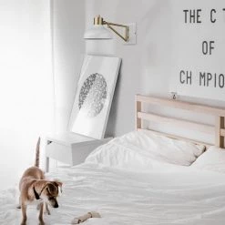 Campbell 1-Light White and Brass Plug-In or Hardwire Swing Arm Wall Sconce with 6 ft. Cord by Globe Electric -Deals Globe Electric Store white globe electric wall sconces 51797 c3 1000