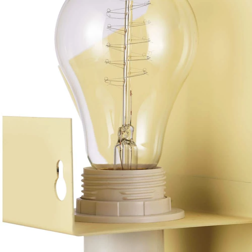 Stella 1-Light Yellow Star Shaped Plug-In Wall Sconce by Globe Electric 5 Stella 1-Light Yellow Star Shaped Plug-In Wall Sconce by Globe Electric - Image 5